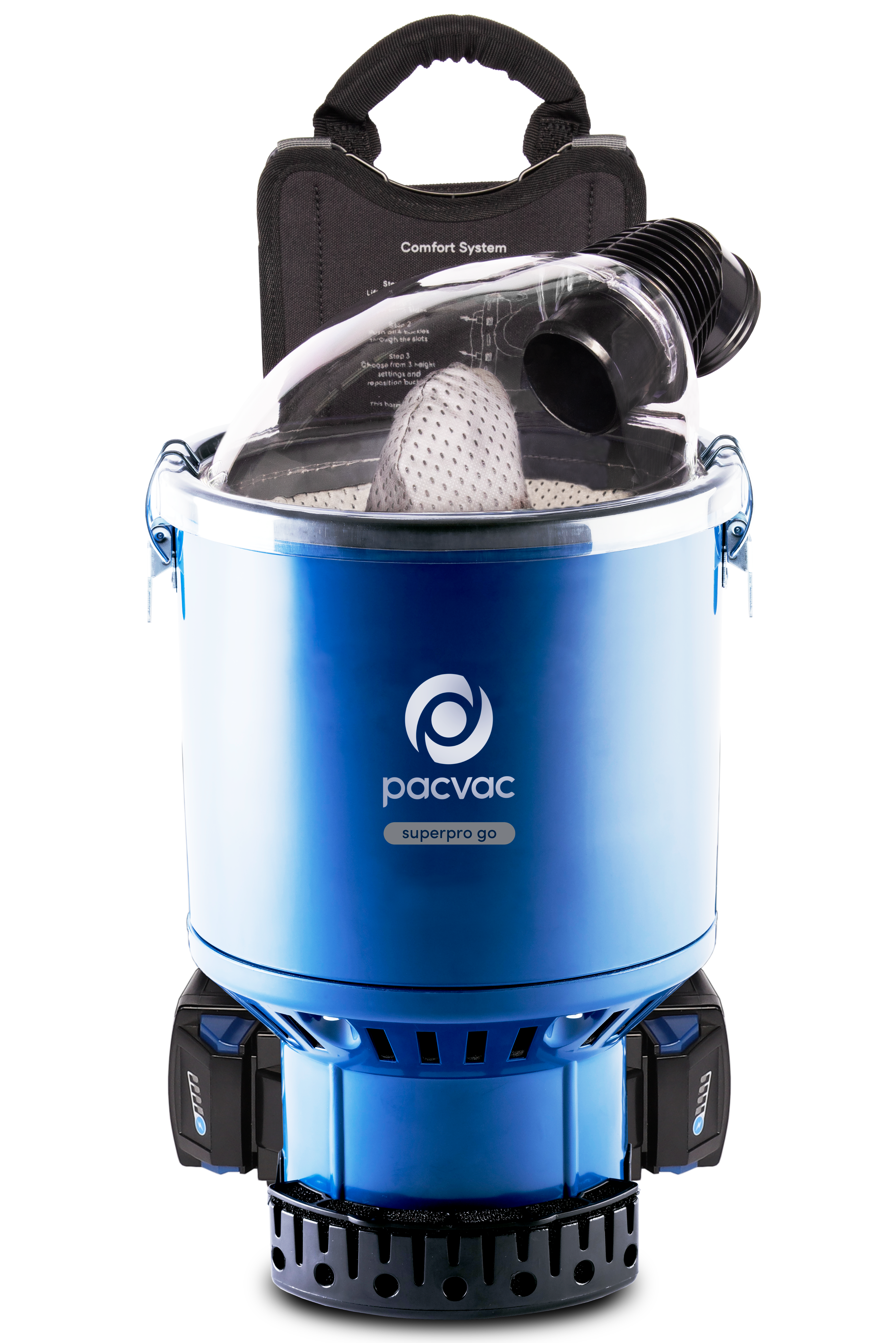 Pacvac Superpro Go Battery Backpack Vacuum