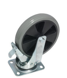 Numatic - 906377 - 200MM. GREY PU TYRED BRAKED CASTOR (NKU 30/31/32)