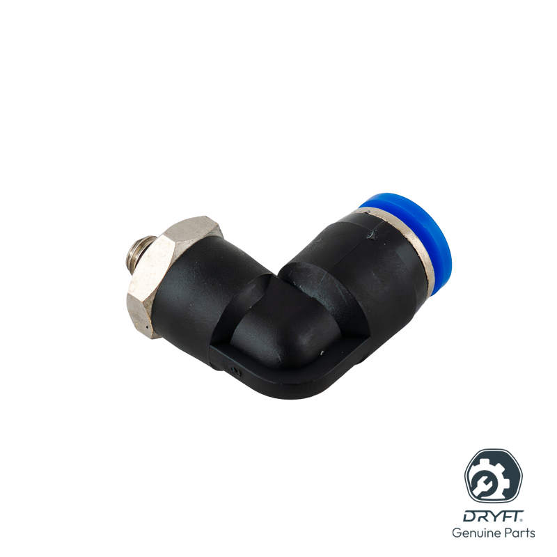 Motorscrubber - 002-0050 - Push Fitting 90 Elbow 6mm To M5 DRYFT