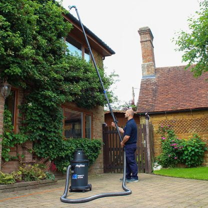 SkyVac Supercharged Mighty Atom Compact Wet & Dry Gutter Vacuum