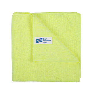 Robert scott - 101157Y - - Exel Microfibre Cloth yellow pack of 10