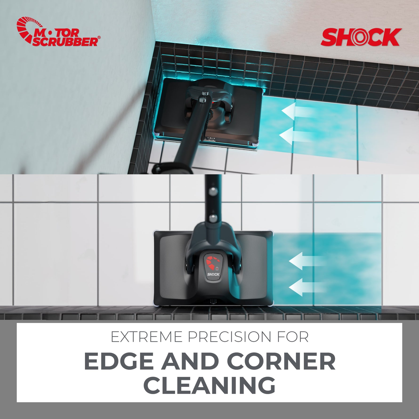 MotorScrubber SHOCK Battery Oscillating Cleaning Machine