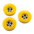 BRUSH 6 1/2 INCH 0.3 PP YELLOW SHAMPOO LIGHT SCRUB (3)