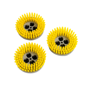MEDIUM SCRUB - POLYPROPYLENE (YELLOW) CR48 - Pack of 3 - 20cm