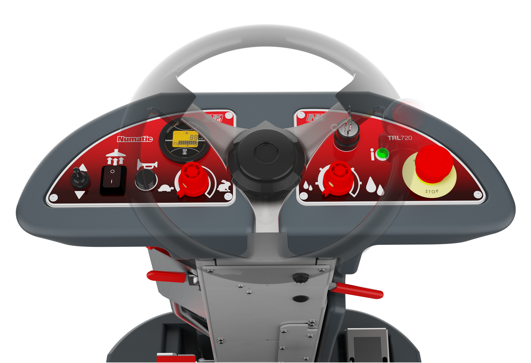 Numatic TRL720 NX1K Battery Ride-on Scrubber Dryer