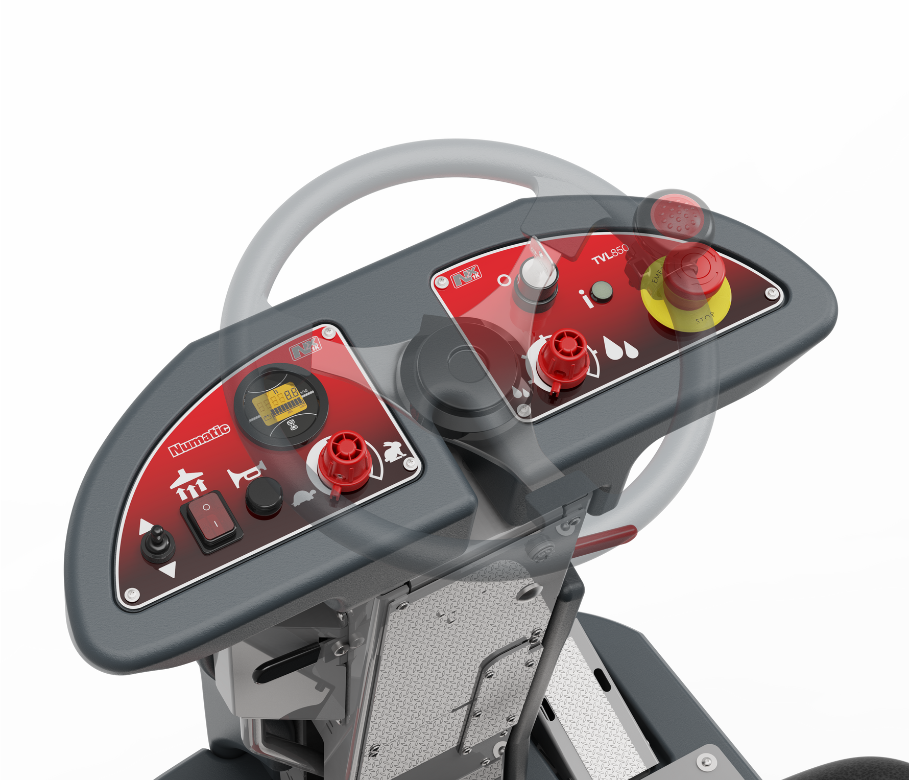 Numatic TVL850 NX1K Battery Ride-on Scrubber Dryer