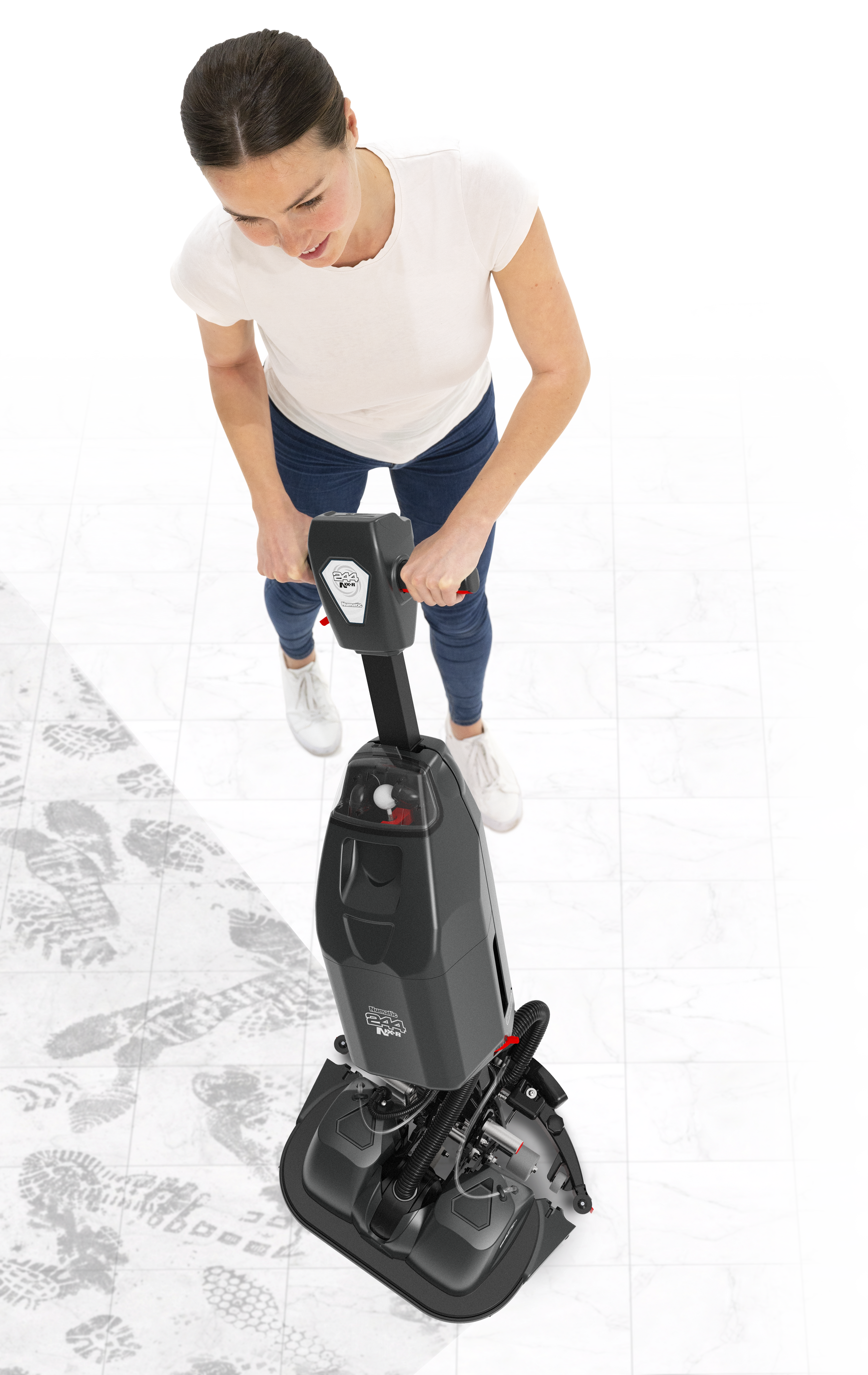 Numatic 244NX-RC ReFlo Compact Scrubber Dryer