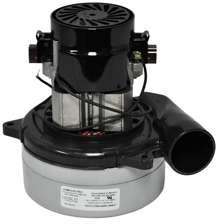 240V AMETEK 2 STAGE 5.7" TANGENTIAL MOTOR - 1225w 116355-00