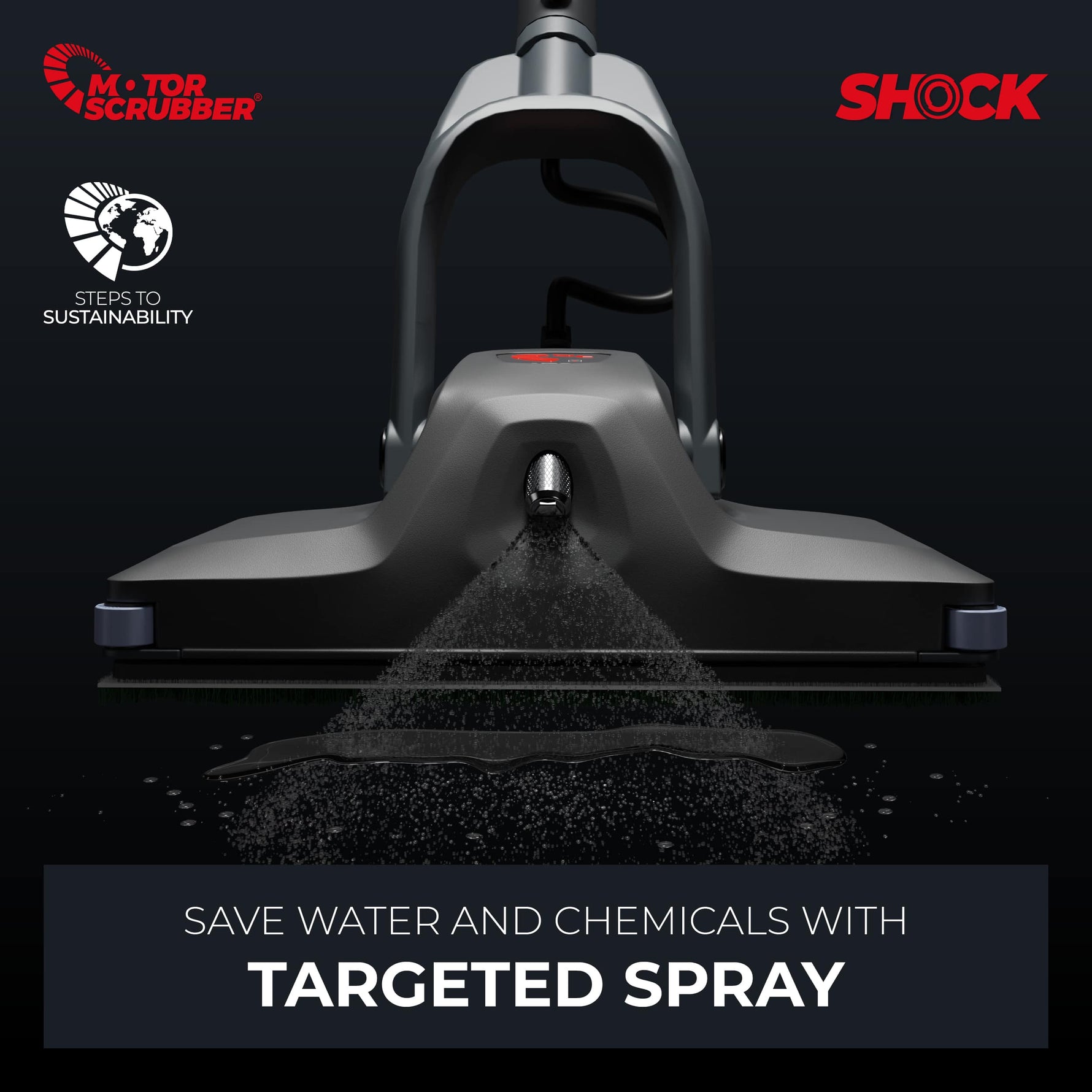 MotorScrubber SHOCK Battery Oscillating Cleaning Machine