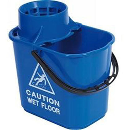 Robert scott - WQ15BL - Janitorial - 15 ltr Professional bucket and wringer- blue