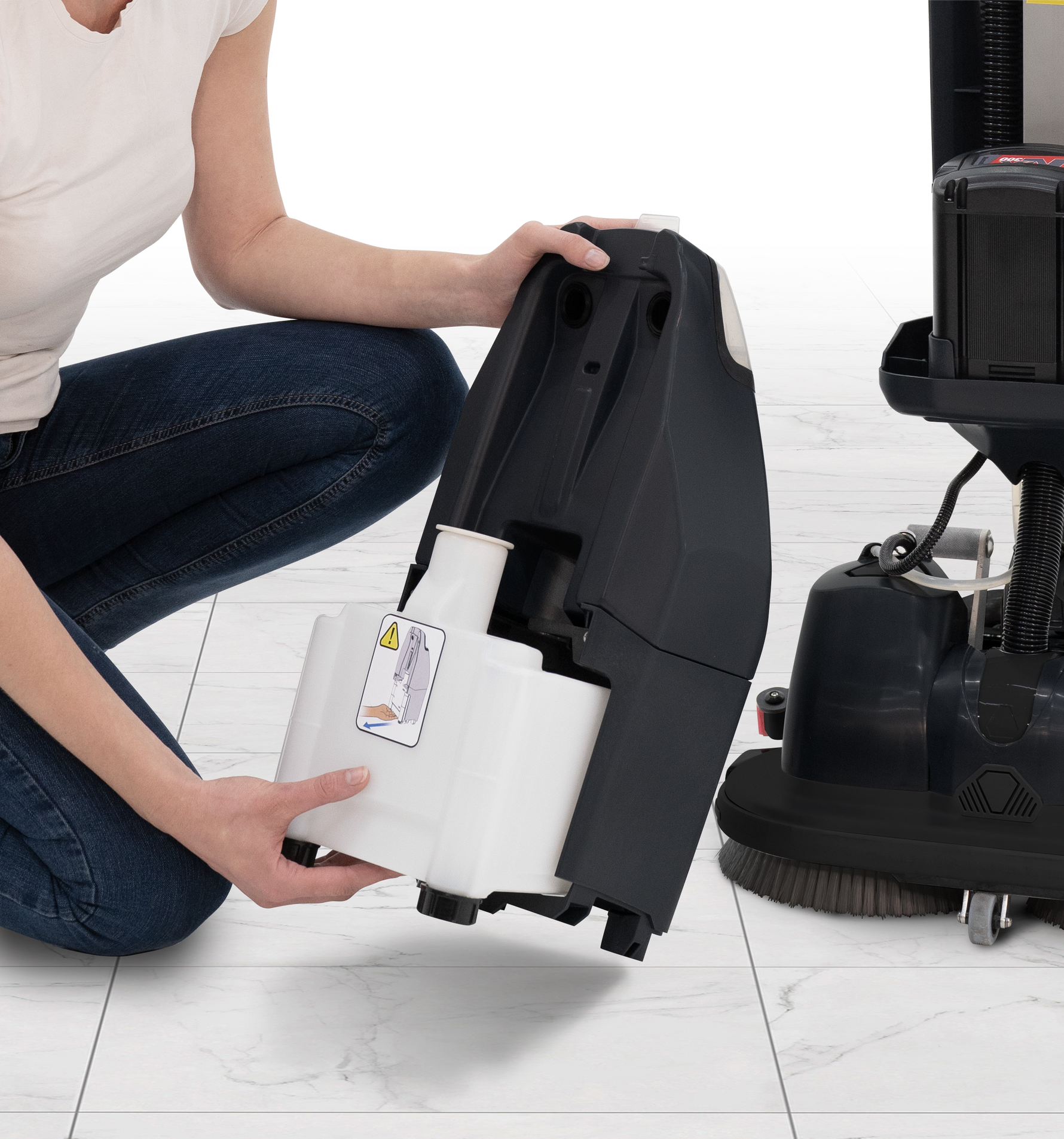 Numatic 244NX-RC ReFlo Compact Scrubber Dryer