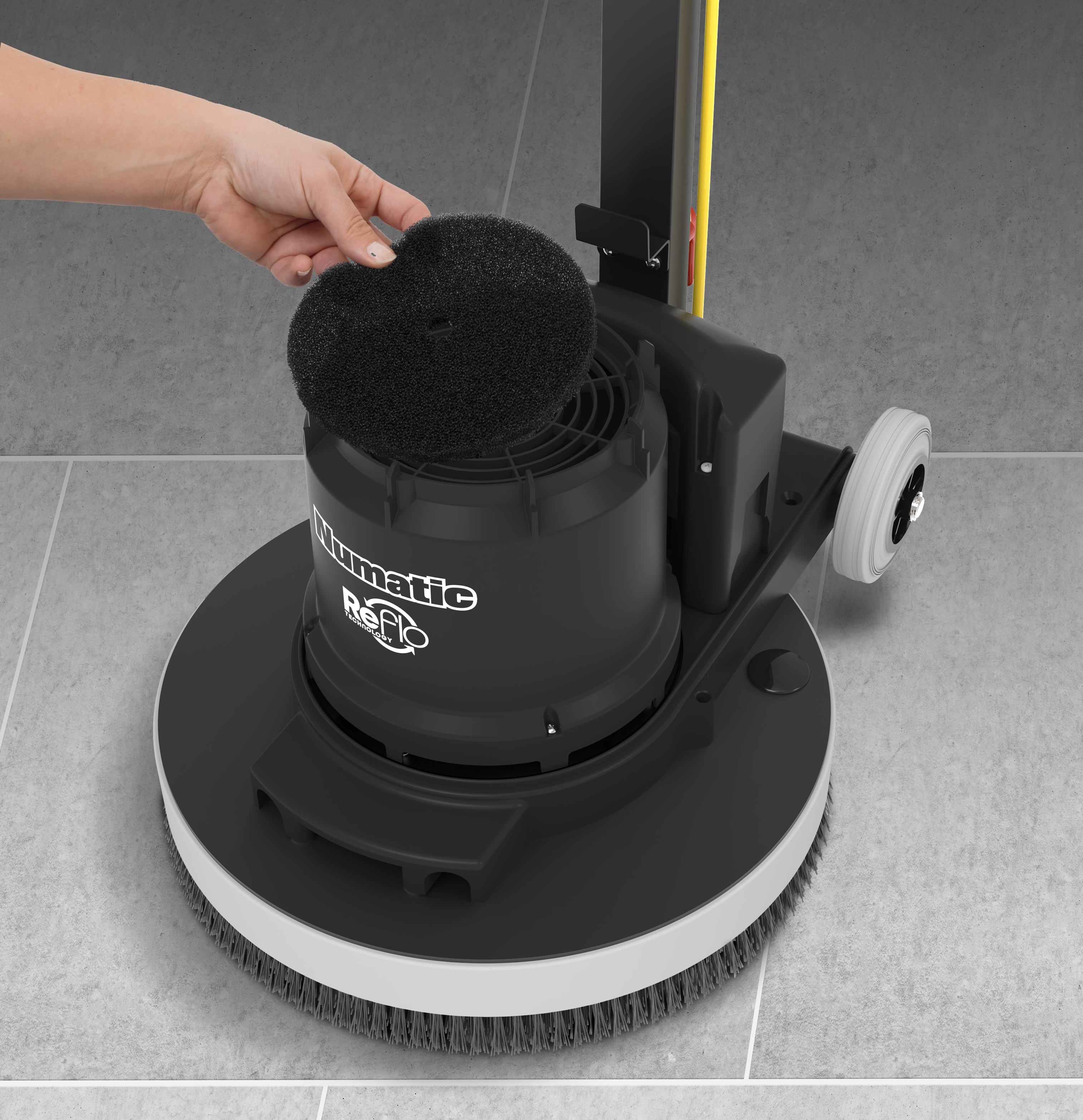 Numatic Hurricane HFM1515-R ReFlo Rotary Floorcare Machine