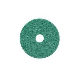 MotorScrubber 211759 8" Green Twister Pad - Shine & Maintain (2)