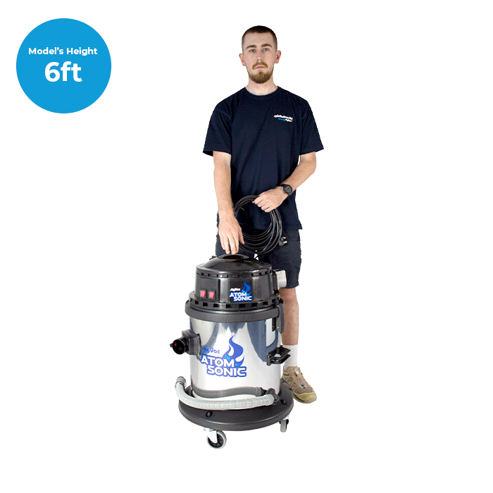 SkyVac Atom Sonic Compact Wet & Dry Gutter Vacuum