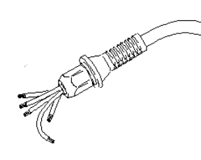 Karcher - 46490810 - Connection cable complete with moulded gland/ cable restraint