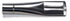 Numatic 603919 - 45mm 305mm stainless steel crevice tool nvc19b