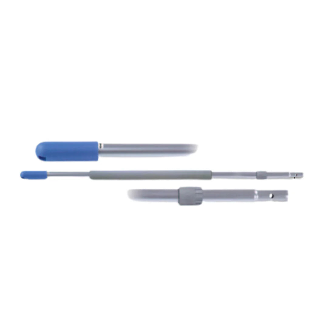 TELESCOPIC MOP STICK WITH HANDLE GRIP (BLUE CAP)