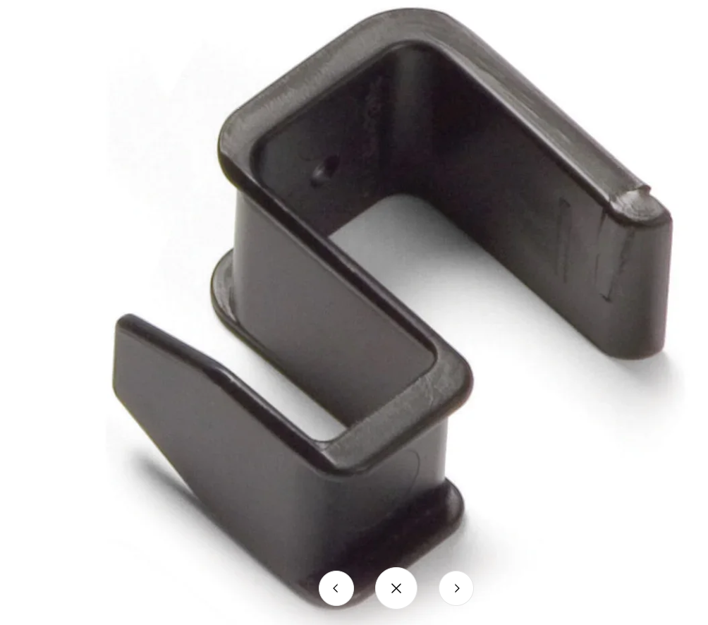 VERSACLEAN TRAY-FIX GENERAL HOOKS (10), BLACK