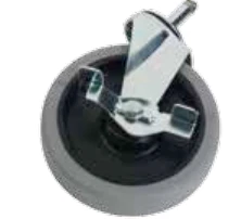 5 INCH BRAKED CASTOR(METAL) X 1