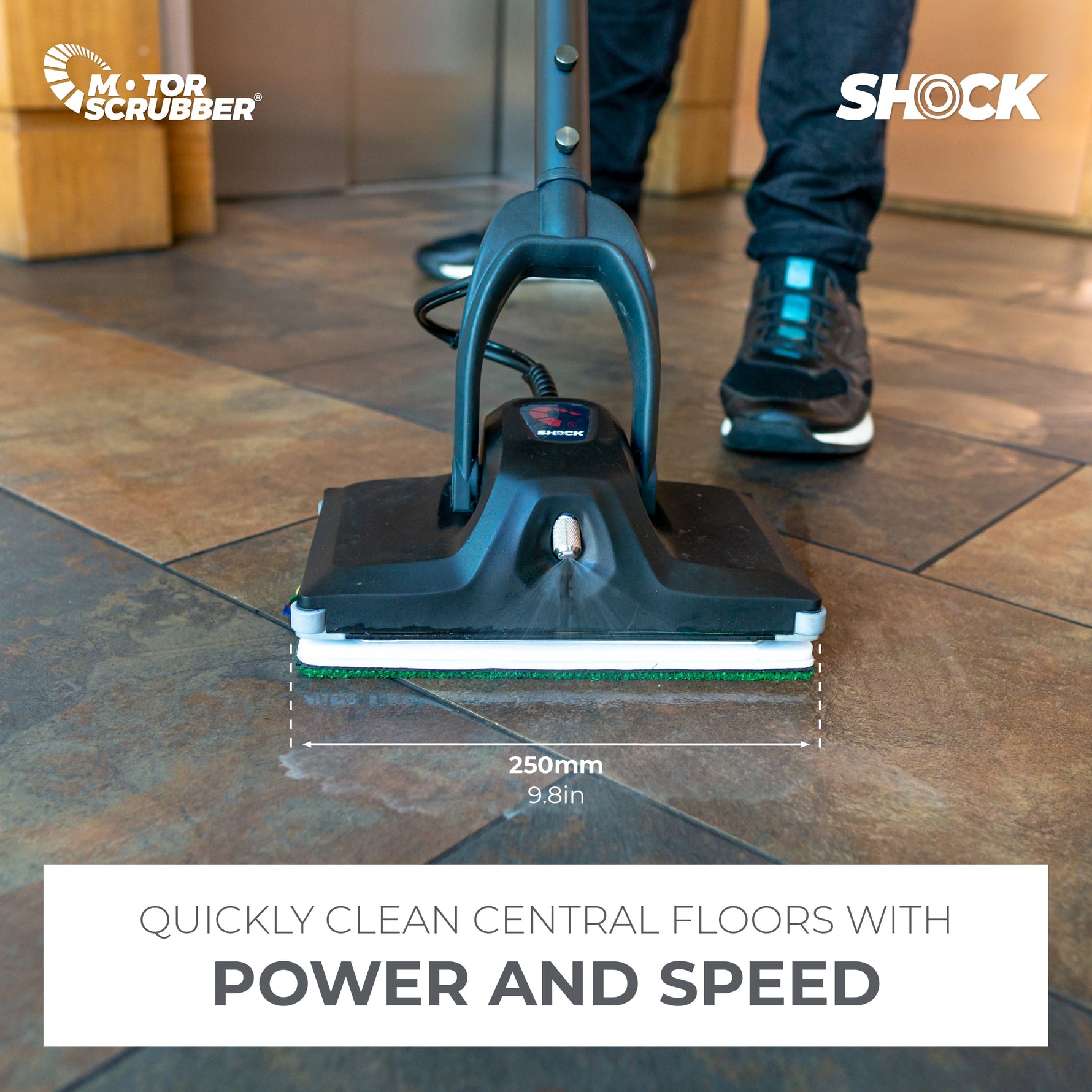 MotorScrubber SHOCK Battery Oscillating Cleaning Machine
