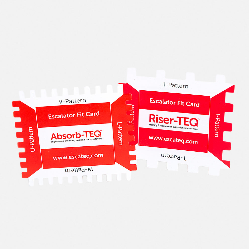 Escateq - 801010 - fit card set (tread and riser ) for  pad identification