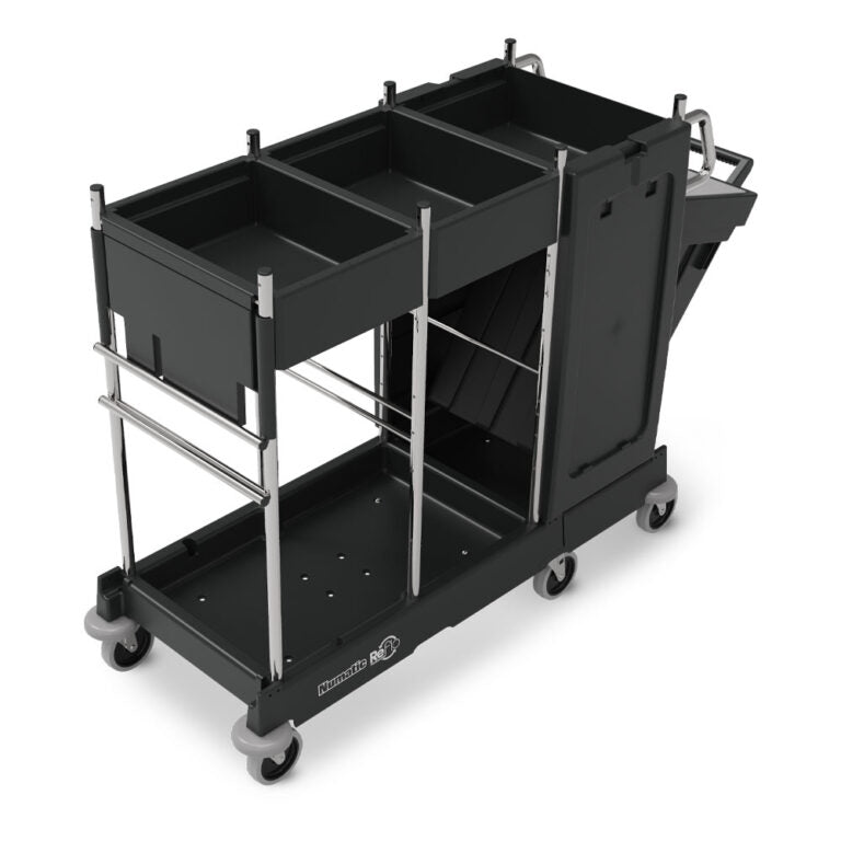 Numatic - 909300 - PM21 PROMATIC TROLLEY COMPLETE WITH STORAGE HOOD, STORAGE TRAYS AND DOORS (ASSEMBLED)