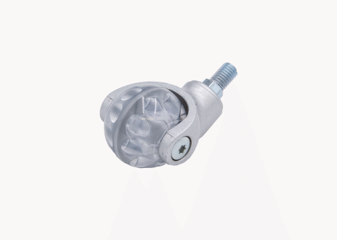 Nilfisk - 9099163000 - WHEEL CASTOR D.42 W/STEM PLASTIC