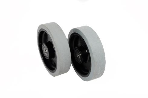 Nilfisk - 9100002546 - WHEEL FRONT D.200 PU GREY-BLACK 2PCS SET