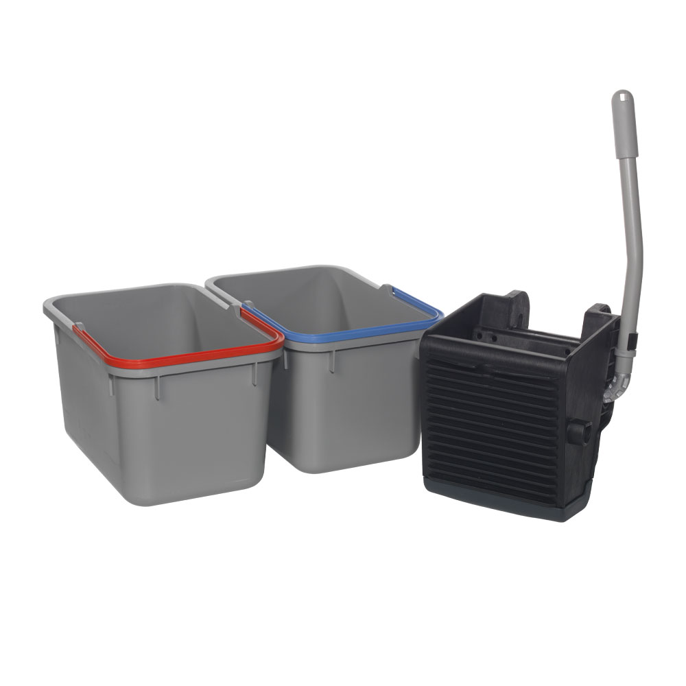 Numatic ECO-Matic SRK16 Flat Mop Press & Twin 17L Bucket Kit – 910442