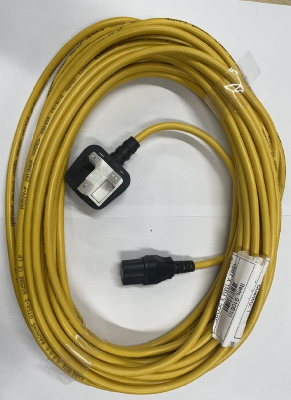 Numatic RSV150 15m x 1mm 2 Core Cable UK Plug - 910610