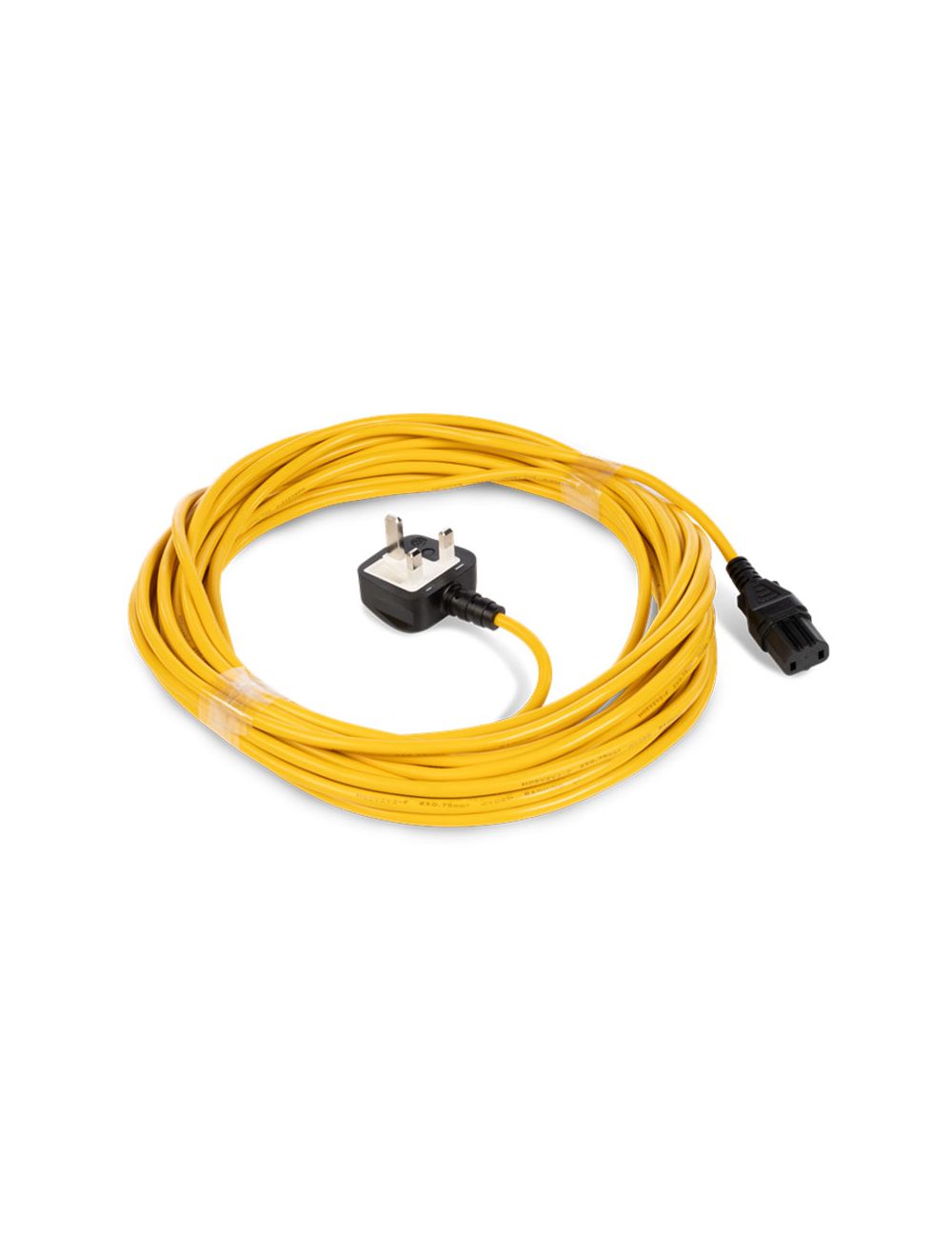 Numatic 911501 Plug In Cable Assembly for rewind PPR, PVT, PPT models - yellow