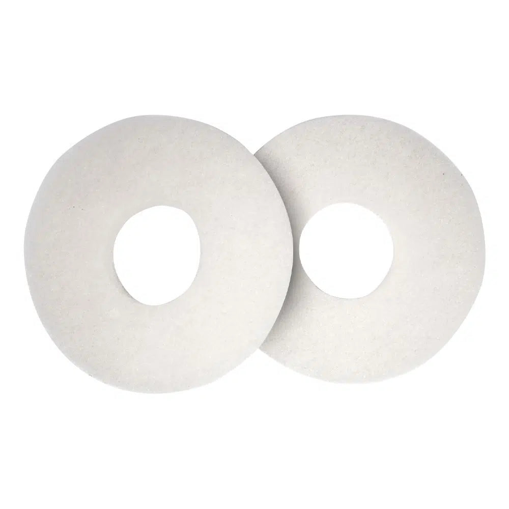 numatic - 912354 - 10 x 225mm white delicate surface floor cleaning pad  244nx/ 440nx