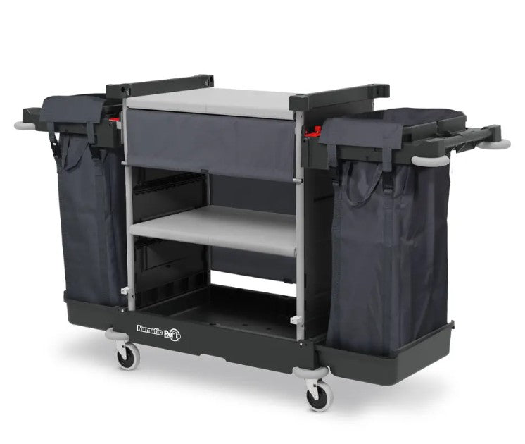 Numatic NuKeeper NKT2LLR Low-Level Twin-Bag Housekeeping Trolley – 913197