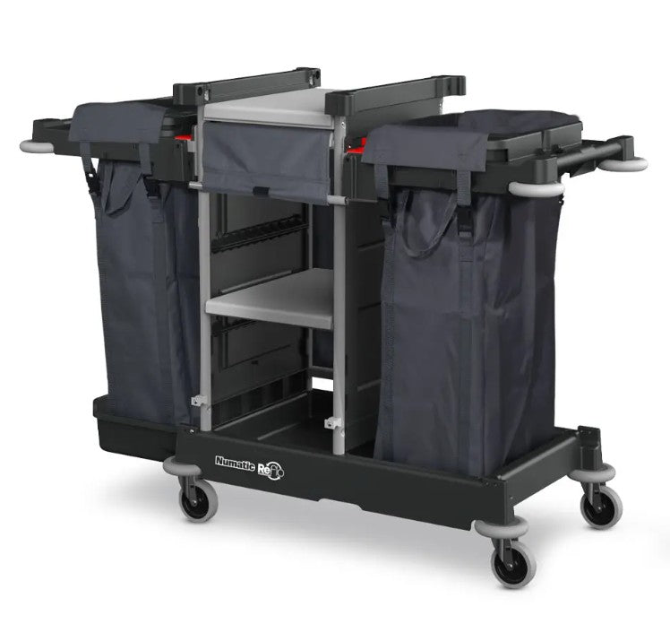 Numatic NuKeeper NKS2LLR Low-Level Twin-Bag Housekeeping Trolley – 913199