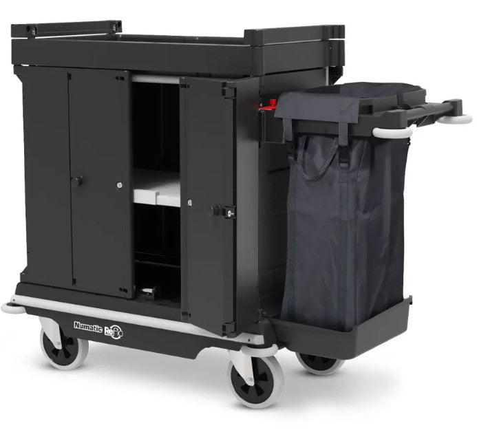 Numatic NuKeeper NKU31RHF Lockable Hard-Front 100L Housekeeping Trolley - 913326