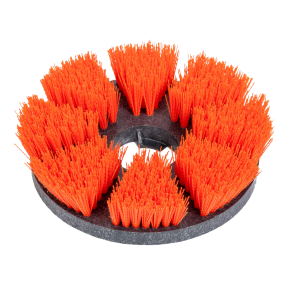 AGGRESSIVE STRENGTH SCRUBBING BRUSH ORANGE BRISTLES