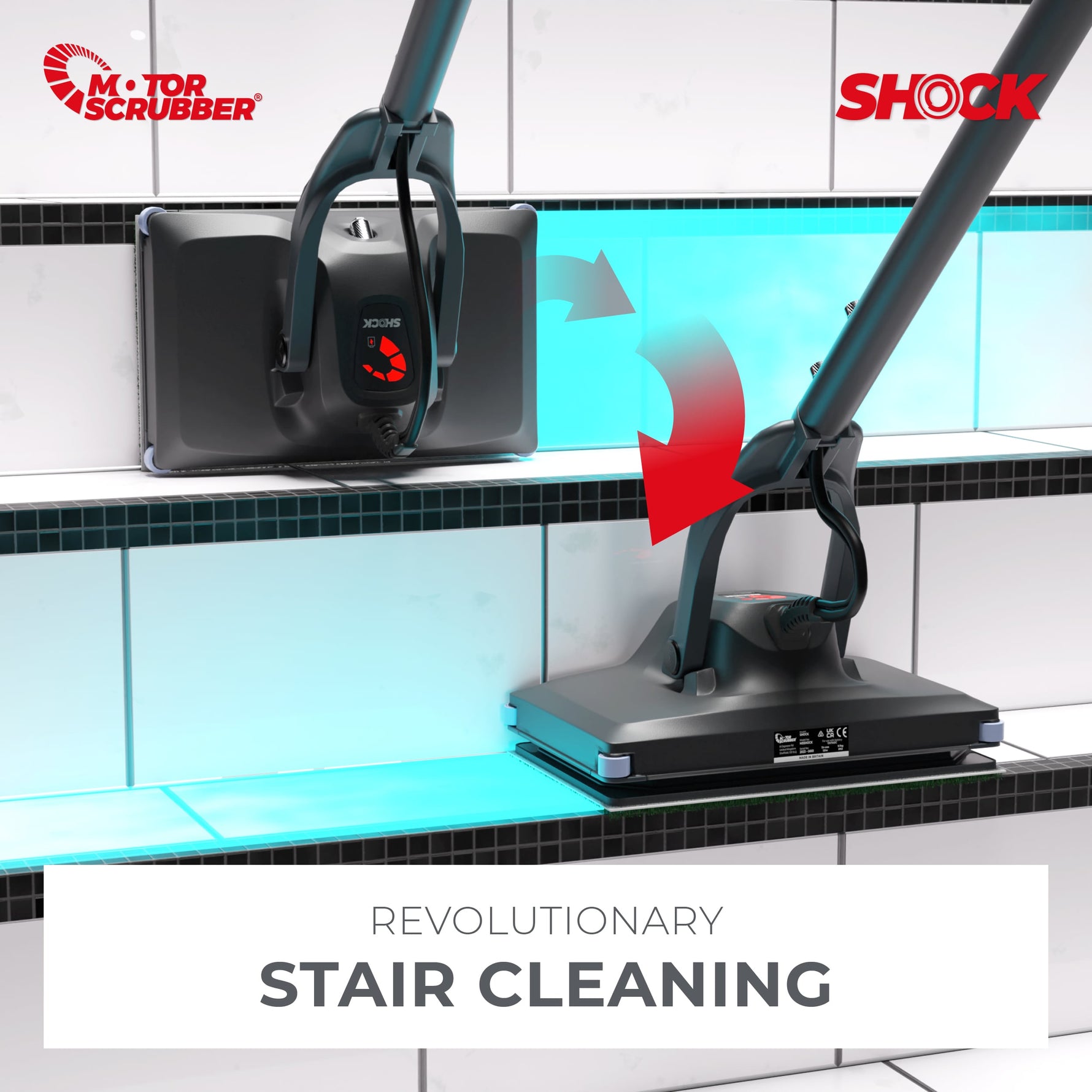 MotorScrubber SHOCK Battery Oscillating Cleaning Machine