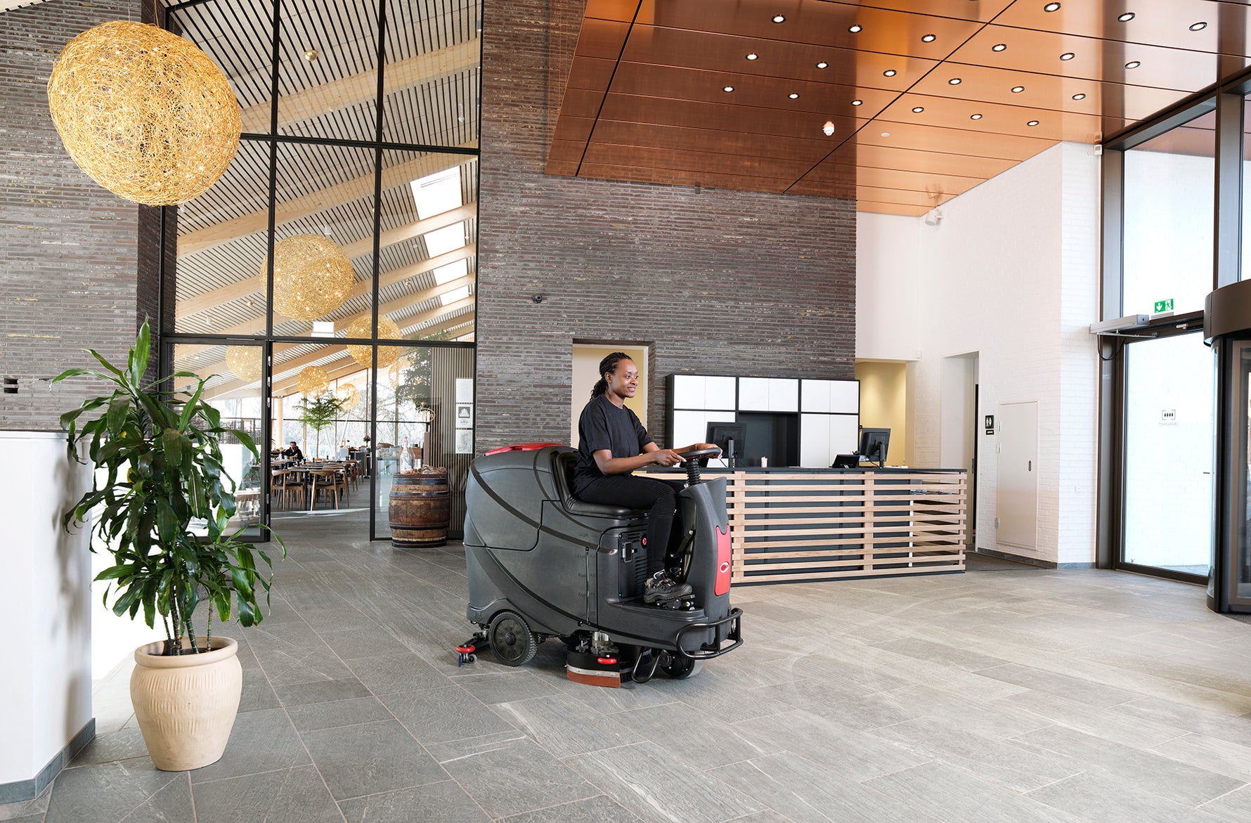 Viper AS710R Ride-on Scrubber Dryer