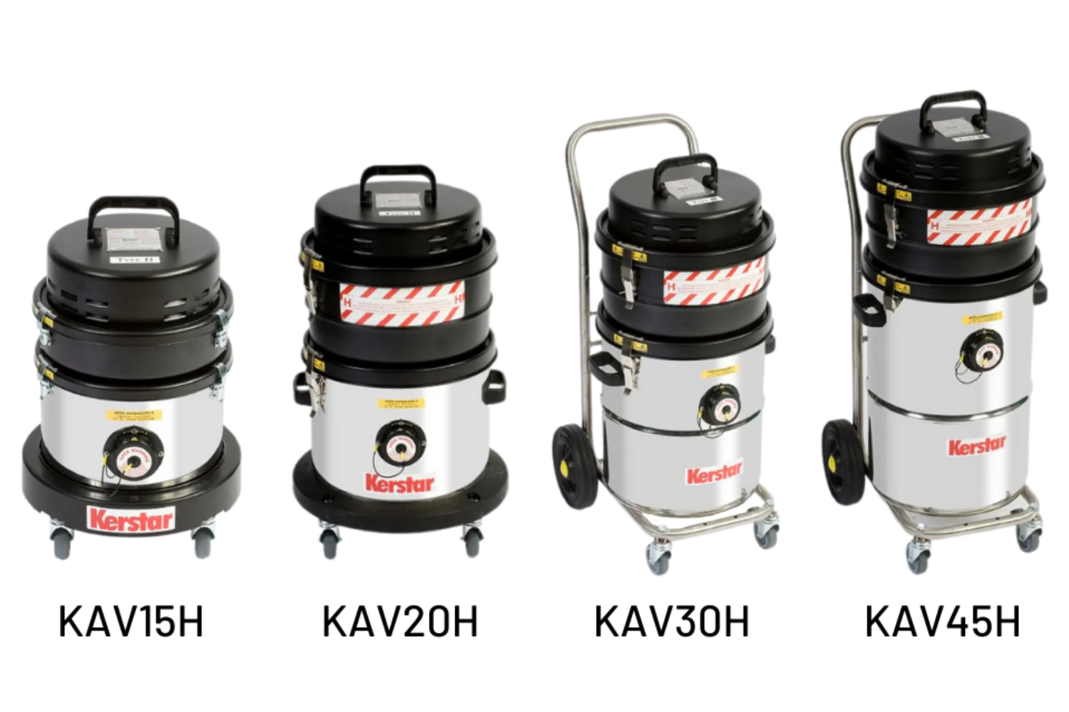 Kerstar KAV15H-45H Compressed Air Powered Hazardous Dust Vacuum Cleaners (ATEX Certified)
