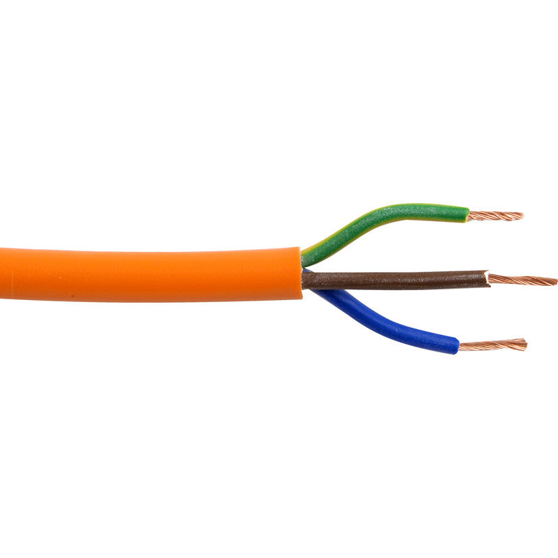 Qualtex - FLX50O - 1mm 3 CORE 10M ORANGE