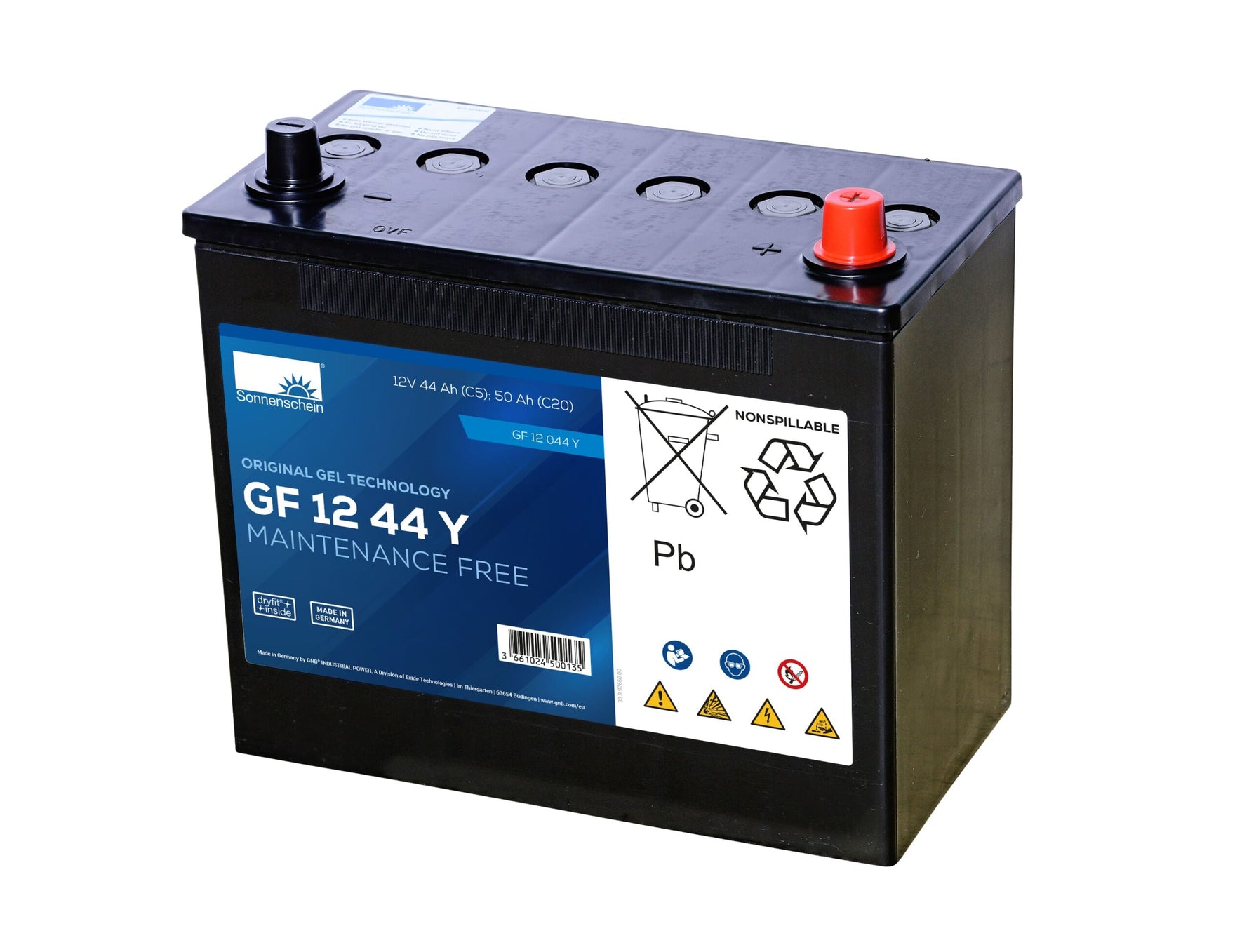 Sonnenschein GF12044Y 12V 50Ah Gel GF-Y Battery