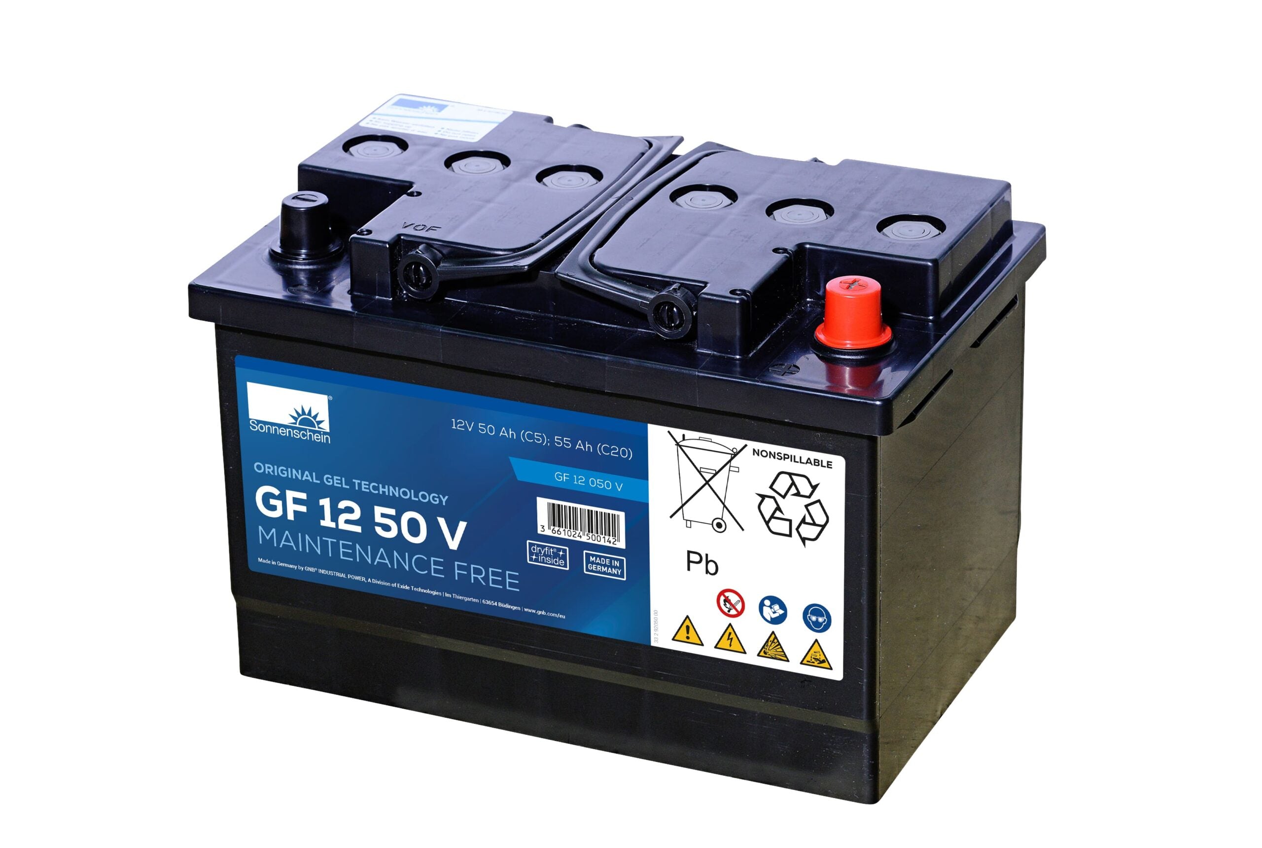 Sonnenschein GF12050V 12V 55Ah Gel GF-V Battery