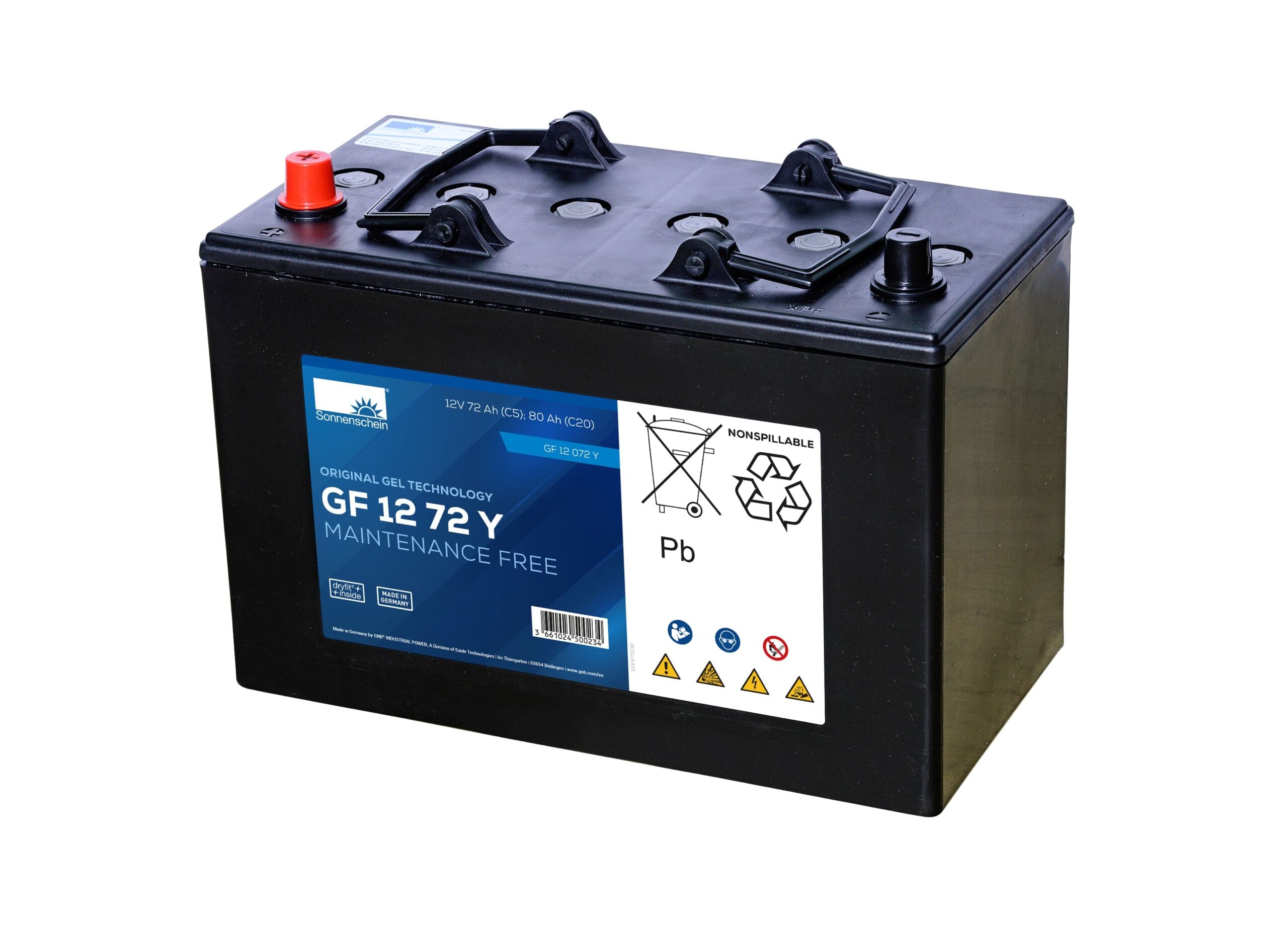Sonnenschein GF12072Y 12V 80Ah Gel GF-Y Battery