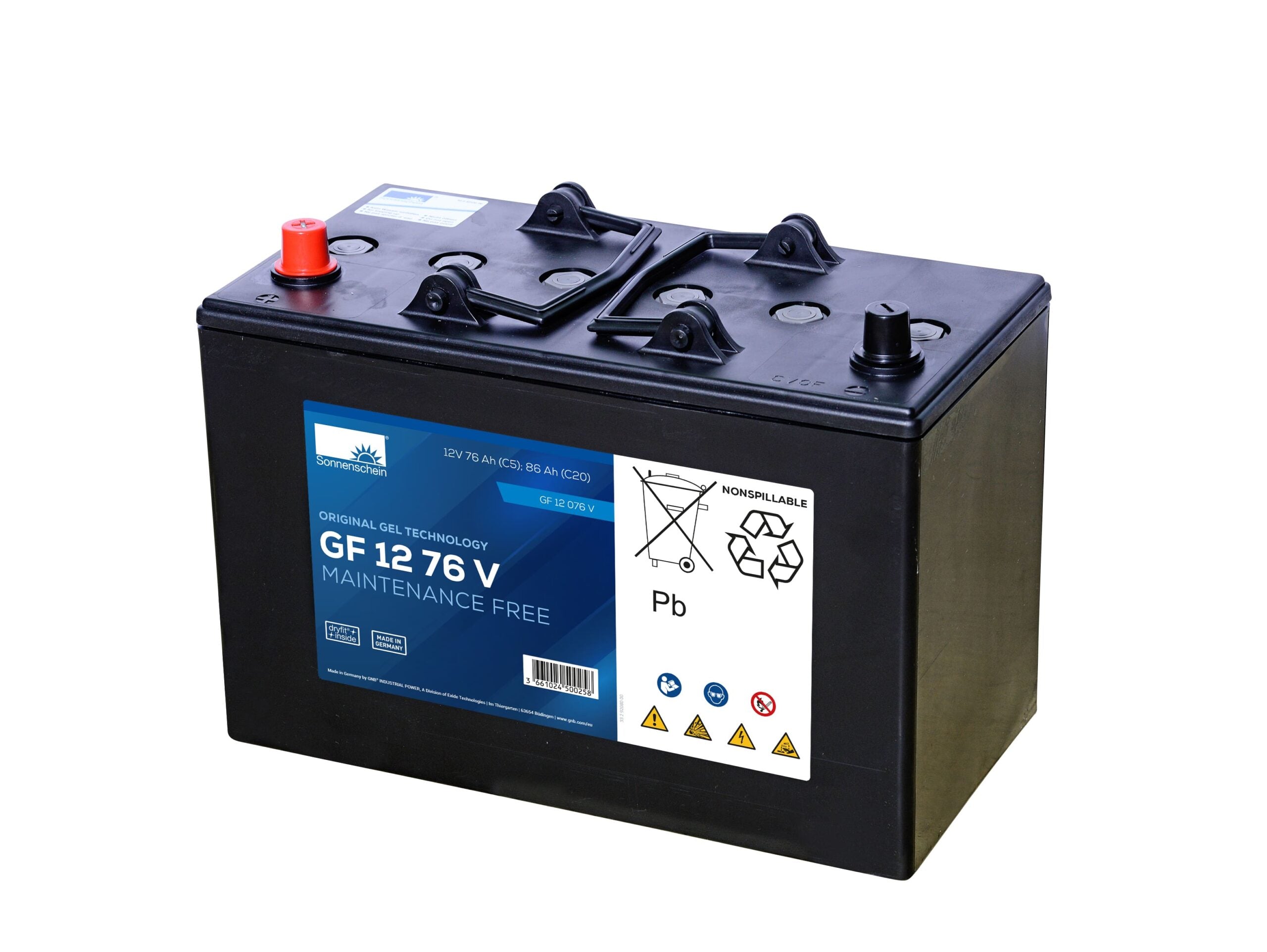 Sonnenschein GF12076V 12V 86Ah Gel GF-V Battery