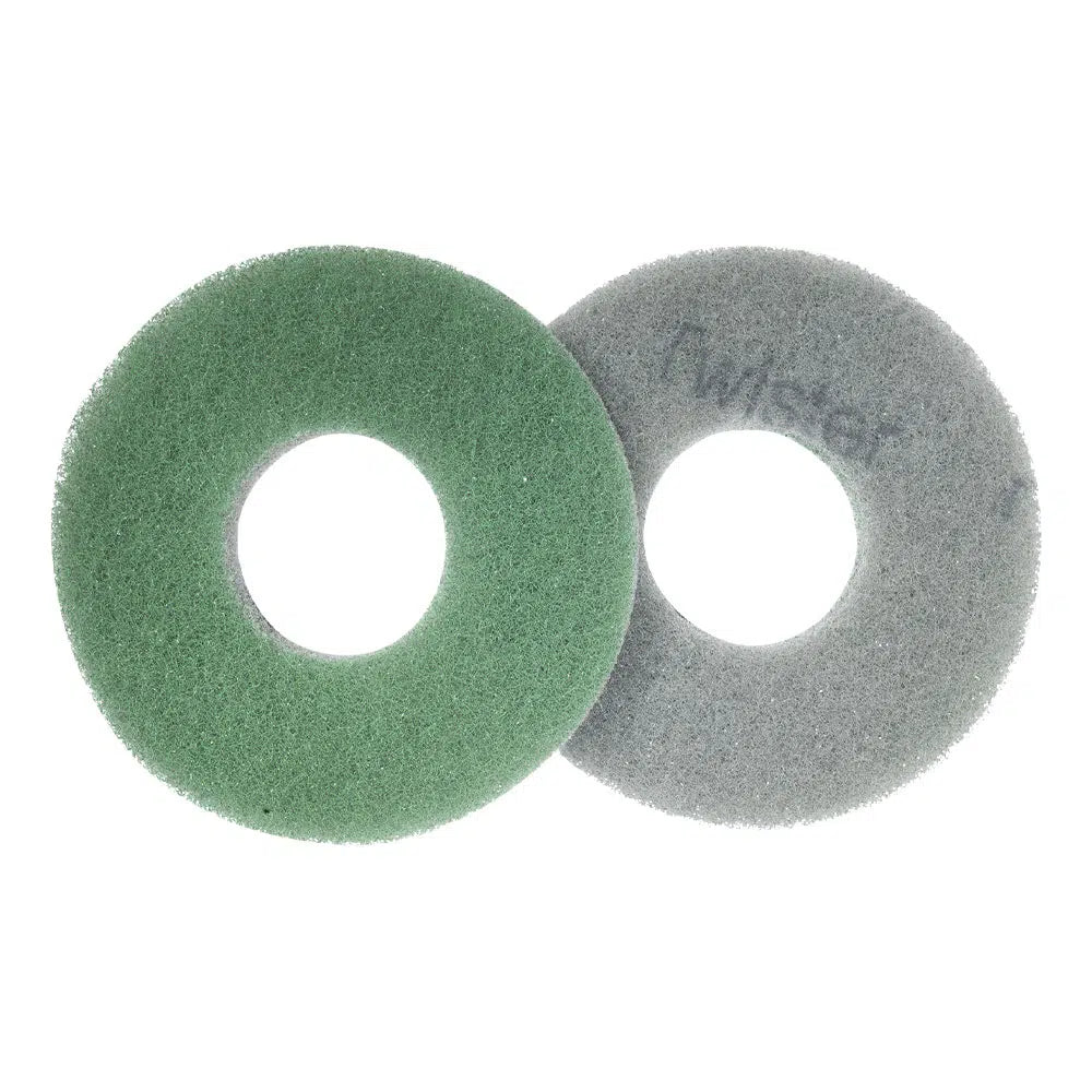 Numatic 244NX 220mm Green Diamond Twister Cleaning Pad (Pack of 2) - 912355