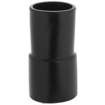38mm Black Malleable Rubber Screw on Hose Cuff - HE125