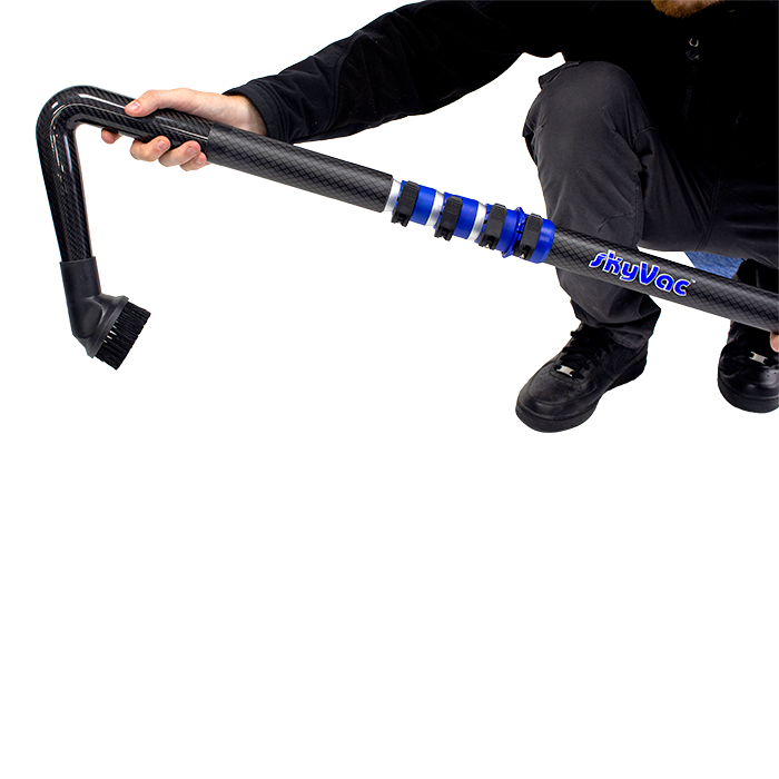 SkyVac Telescopic High Reach Vacuum Pole Set - Various Heights