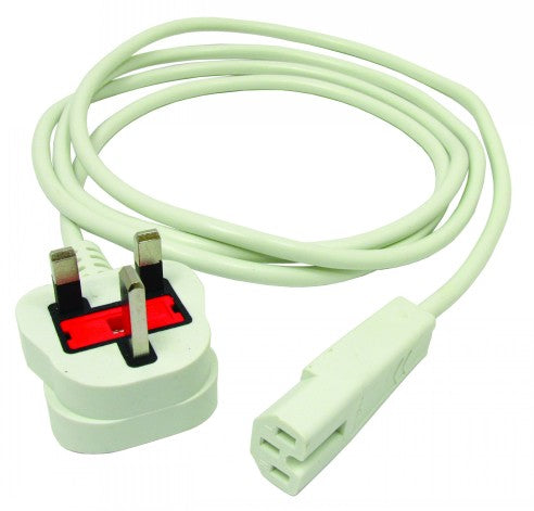 6 Metre 1.0mm 3 Core Lead with 10a IEC Plug - KS33-6-1MM