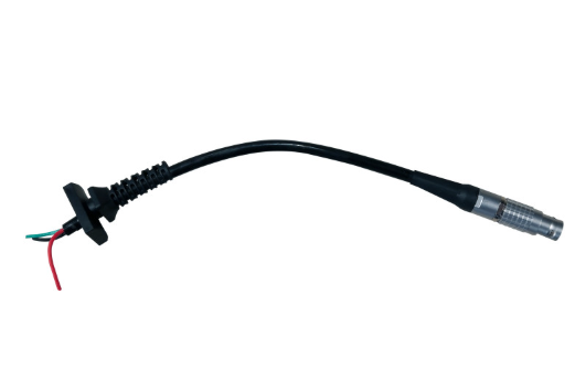 Motorscrubber - MSJ03B - JET3/ STORM 3 CORE STRAIGHT POWER CABLE/ MOULDED GLAND WITH MALE METAL QUICK FIT CONNECTOR