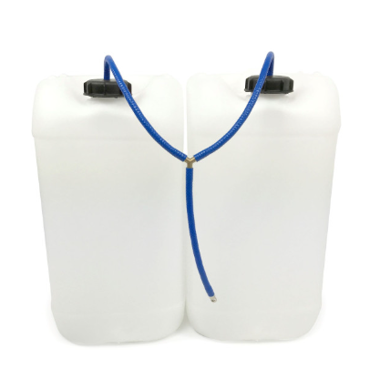 Motorscrubber - MSPRO70 - Double bottle Assembly with pipework, filters & quick connector ( Quick change bottles complete )